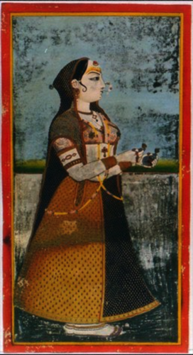 Water colour on paper - Before conservation